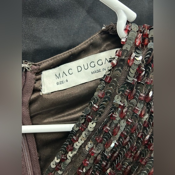 Mac Duggal 5441 NWOT CAP SLEEVE SEQUINED EVENING GOWN - Picture 8 of 8